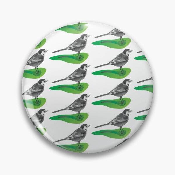 Item preview, Pied Wagtail Garden Bird Illustration designed and sold by BijouArt.