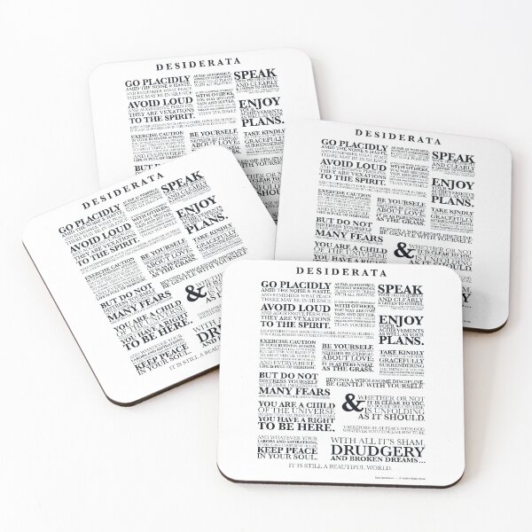 Item preview, DESIDERATA - a 1920's prose in black designed and sold by Colli13.