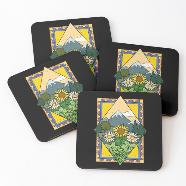 Item preview, Hippie Mountain Nature Wildflower Design designed and sold by Tom2468.