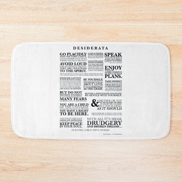Item preview, DESIDERATA - a 1920's prose in black designed and sold by Colli13.