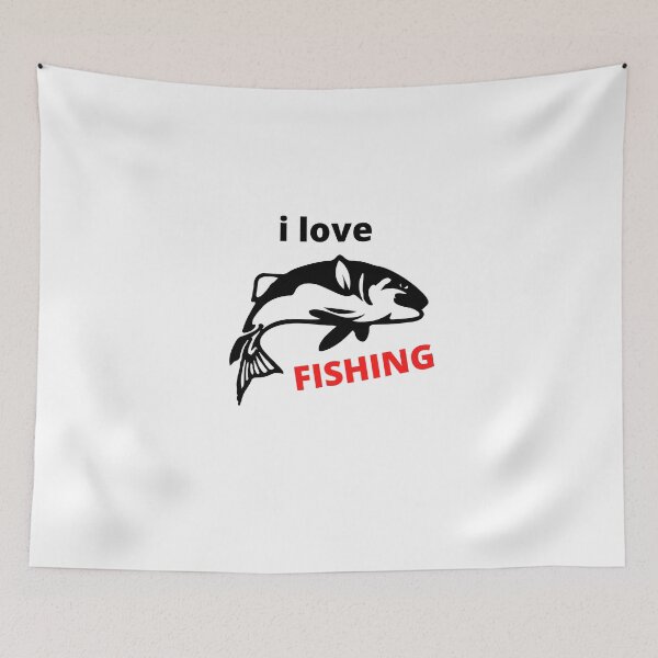 Item preview, I love fishing, I love fishing designed and sold by boutique0.