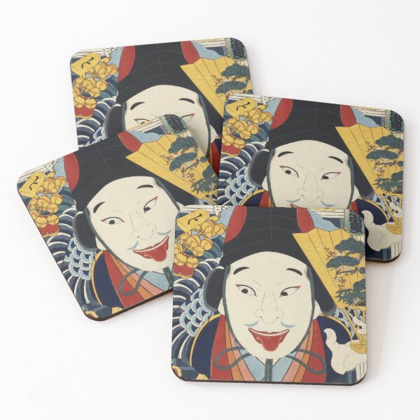 Item preview, Vintage Japanese woodblock print designed and sold by monsterplanet.