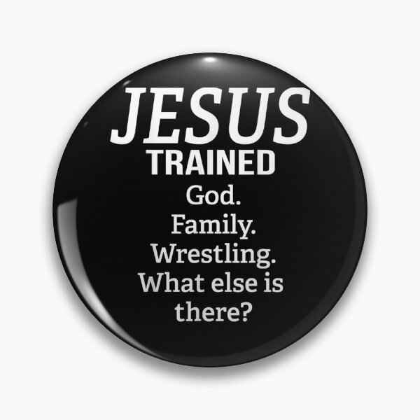 Item preview, Jesus Trained Wrestling Simple Text  designed and sold by manidala.