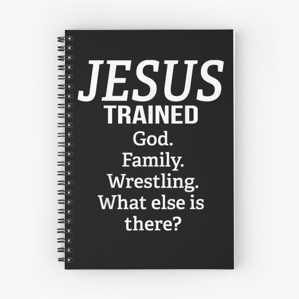 Item preview, Jesus Trained Wrestling Simple Text  designed and sold by manidala.