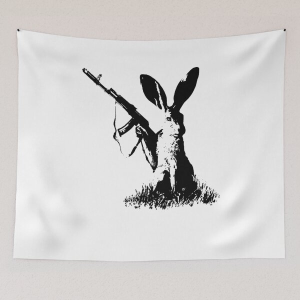 Item preview, Jackrabbit With Kalashnikov Tshirt Classic T designed and sold by AQVFOIY.