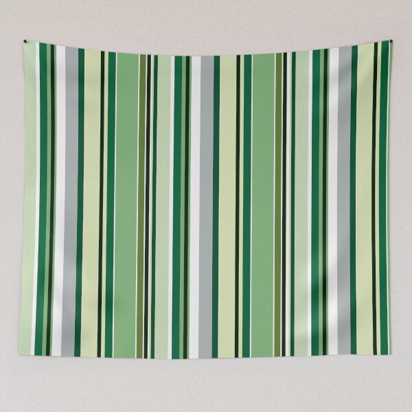 Item preview, Vertical stripes in green color harmony designed and sold by Mandala & More.