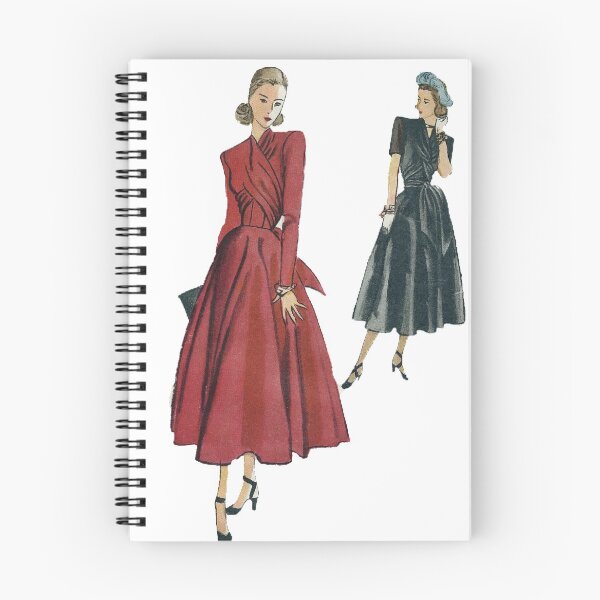 Item preview, Vintage 1940s Fashion - Vintage Project Runway  designed and sold by boojun.
