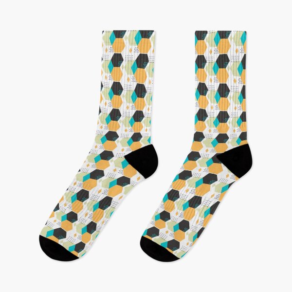 Item preview, Geometric Black and orange pattern designed and sold by Rislam.