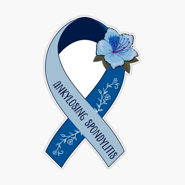 Ankylosing Spondylitis Awareness, Ankylosing Spondylitis Ribbon | Sticker