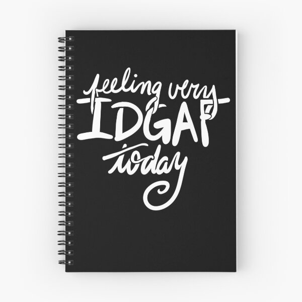 Item preview, IDGAF designed and sold by FrictionMaxxing.