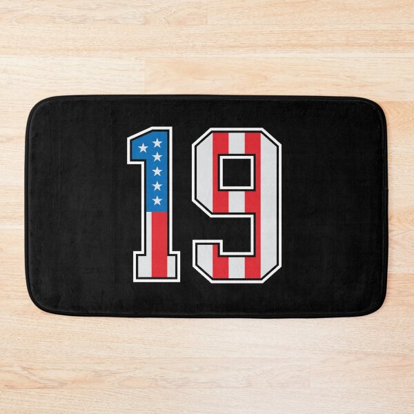 Item preview, 19 American Classy Numbers nineteen United States Flag designed and sold by Urosek.