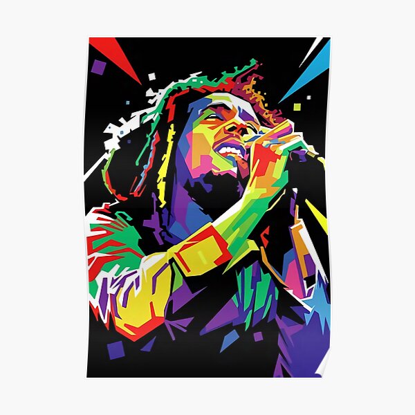 Rasta Bob Reggae Poster