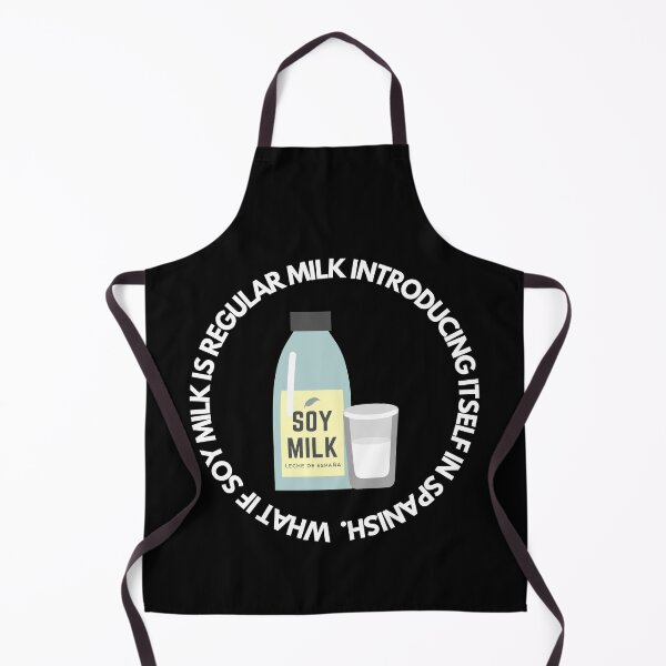 Item preview, Soy Milk Regular Milk Introducing Itself In Spanish designed and sold by LeonardoBotha.