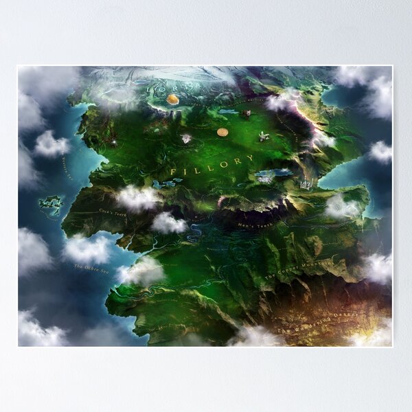 Item preview,  The Magicians - Colorful Map of Fillory  designed and sold by boojun.
