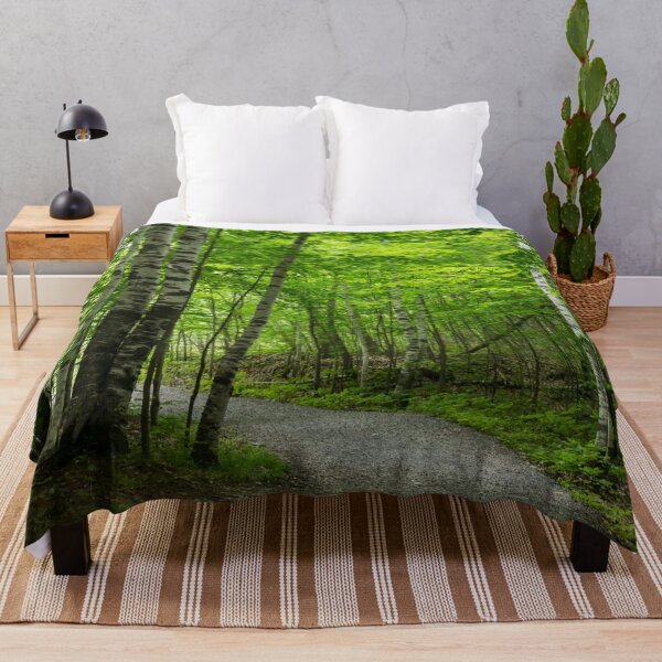 Item preview, Forest Bathing - Winding Path Among the Silver Birches  designed and sold by Georgia Mizuleva.