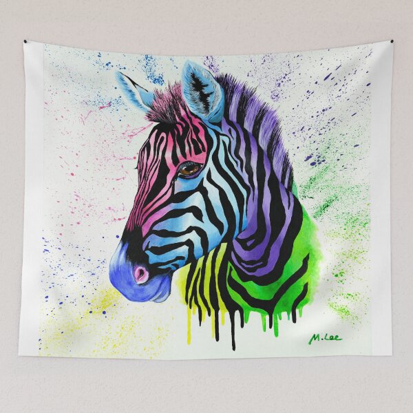 Item preview, Living Colour Zebra designed and sold by mikeyleeart.