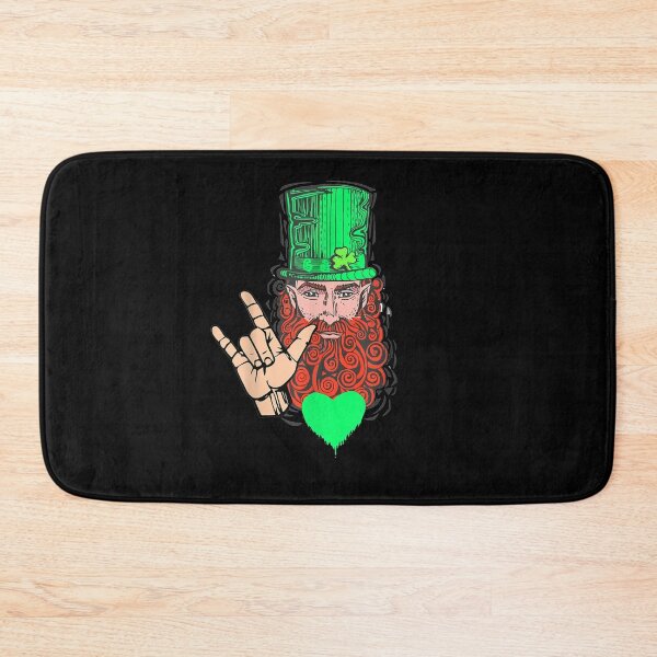 Item preview, I Love You Asl Sign Language Shamrock Leprechaun  designed and sold by manidala.