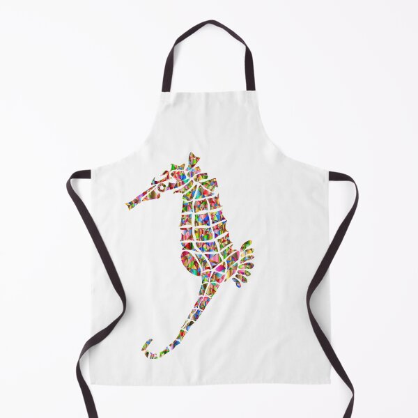 Item preview, Polychromatic Stylized Seahorse Silhouette  designed and sold by WowAllinOne.
