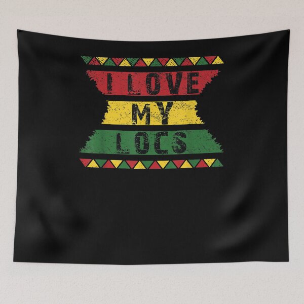 Item preview, I Love My Locs Funny Naturalista Natural Hair Dreadlocks  designed and sold by manidala.
