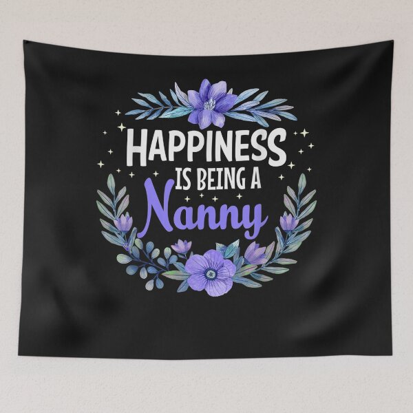 Item preview, Happiness Is Being A Nanny Cute Mothers Day designed and sold by raewaelchi.