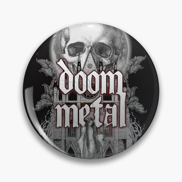 Item preview, Doom Metal designed and sold by Hiraeth Atelier.