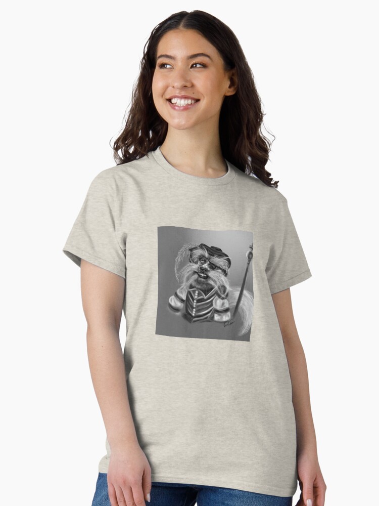 Thumbnail 1 of 7, Classic T-Shirt, Sir Didymus, Labyrinth The Movie fan art designed and sold by KookyCanvas.