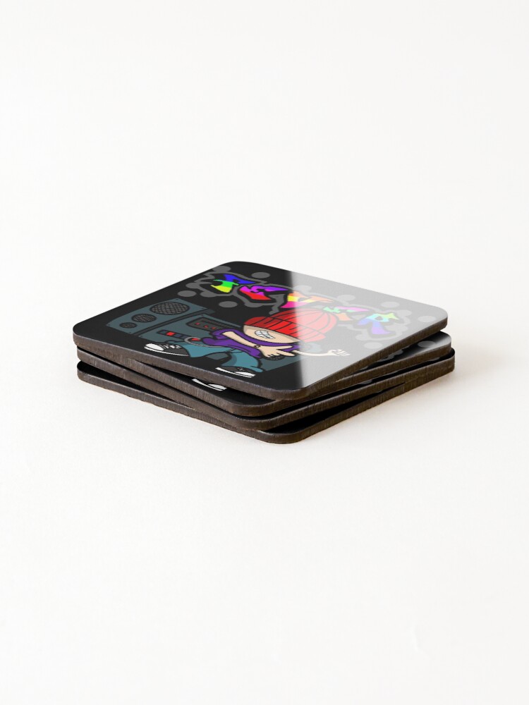 Thumbnail 4 of 5, Coasters (Set of 4), Fever Rapper designed and sold by nvaleroso.