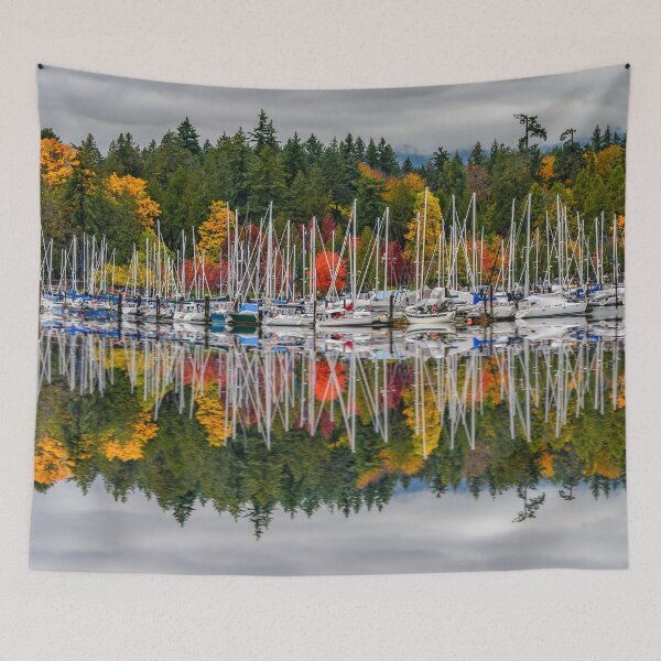 Item preview, Reflections of Autumn colours in Vancouver, B.C. designed and sold by David ST Loh Images.