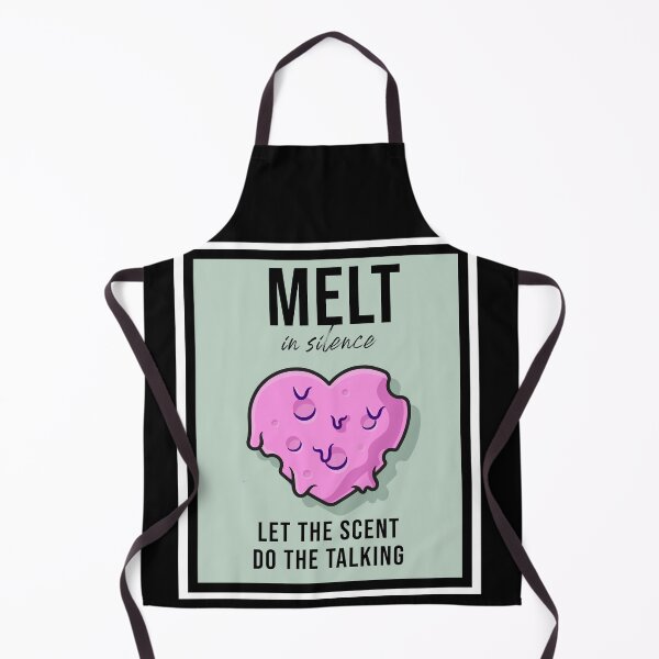 Item preview, Melt In Silence, Let The Scent talk, Wax Melting lover, Obsessed With Wax Melts For Woman's or Mens designed and sold by StaticTee.