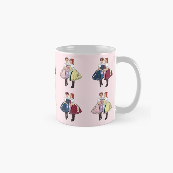 Vista previa del artículo con la obra «Chicas de Velke Pavlovice / Holky z Velke Pavlovic en rosa, folclore checo, folclore de Moravia,», diseñado y vendido por Naty Design Prague.