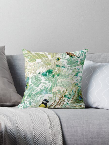 Item preview, Tropical Mix Floral Collage Landscape designed and sold by Silvia N.