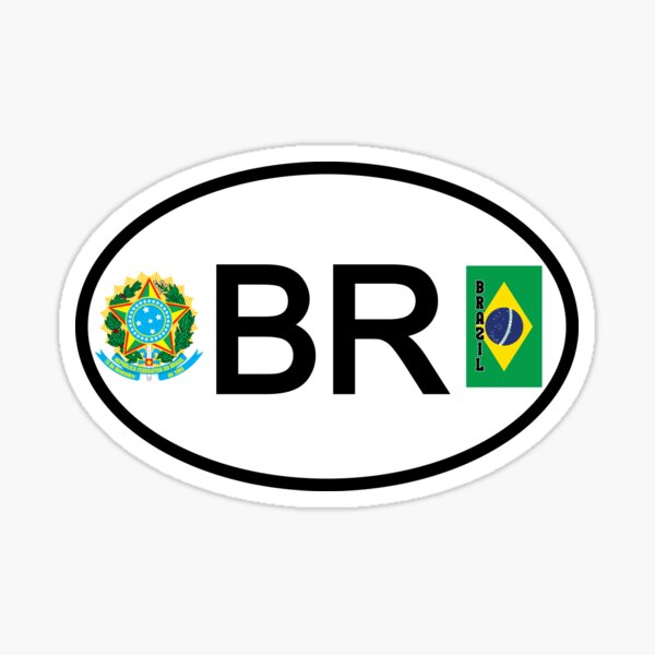 Brazil Country Code Stickers Redbubble