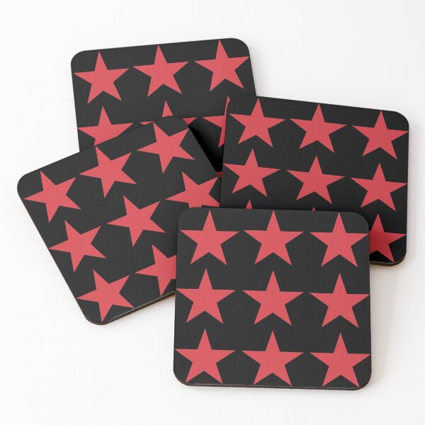 Item preview, Large RED and BLACK STARS  designed and sold by RachelMacht.