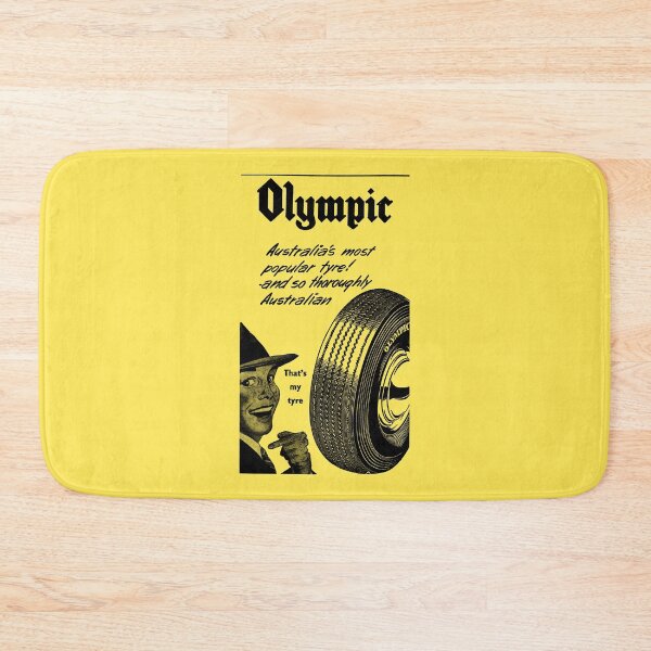 Item preview, OLYMPIC TYRES - ADVERT designed and sold by ThrowbackAds.