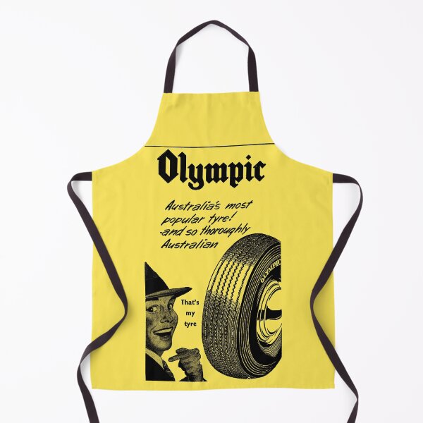 Item preview, OLYMPIC TYRES - ADVERT designed and sold by ThrowbackAds.
