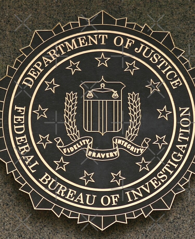 FBI Outside Mount Dress Leather Badge Case
