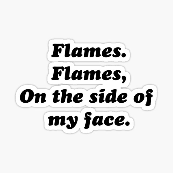 Flames Sticker