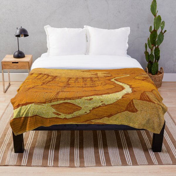 Item preview, Golden Grand Canyon - Paisaje abstracto designed and sold by JackMoreh.