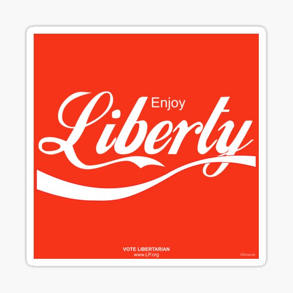 Enjoy Liberty - Vote Libertarian Sticker
