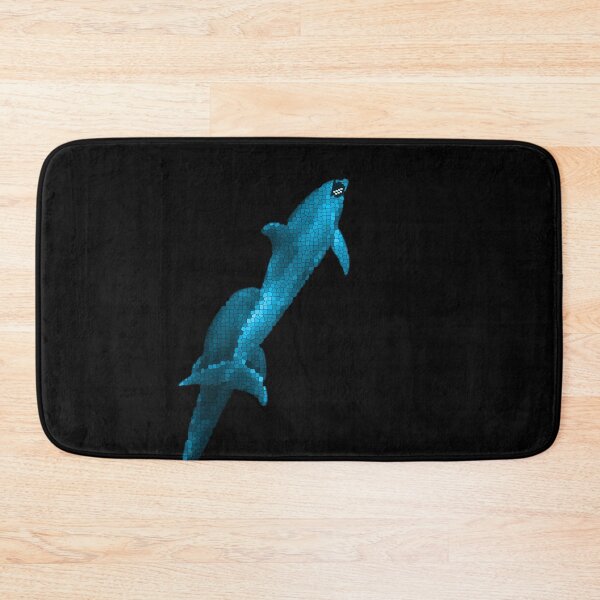 Item preview, Dolphins with sunglasses pixel retro bird designed and sold by emm-j.
