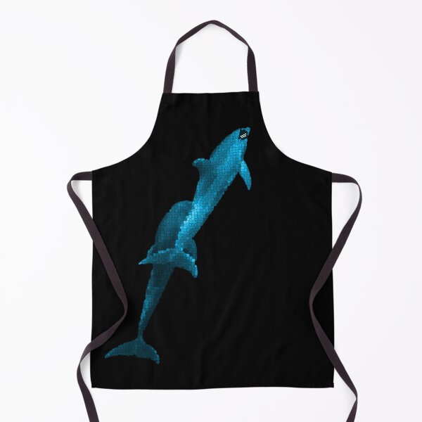 Item preview, Dolphins with sunglasses pixel retro bird designed and sold by emm-j.
