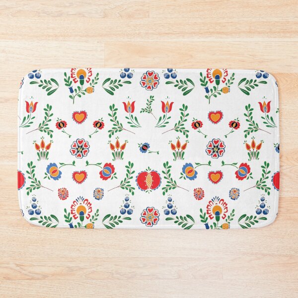 Item preview, Moravske lidove ornamenty / Moravian folklore ornaments white background designed and sold by Naty Design Prague.