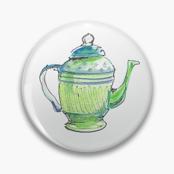 Item preview, Teapot in green and blue designed and sold by STG-Designs.