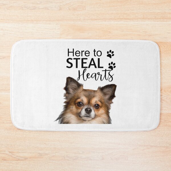 Artikelvorschau, Hier, um Herzen zu stehlen - Süßer Pommerscher Hund - Valentinstag - Muttertag entworfen und verkauft von DiensDesign.