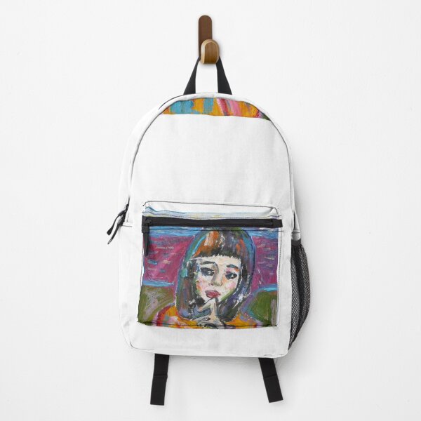 Item preview, a pensive girl with big eyes stands by the sea designed and sold by Isakova-nebesi.