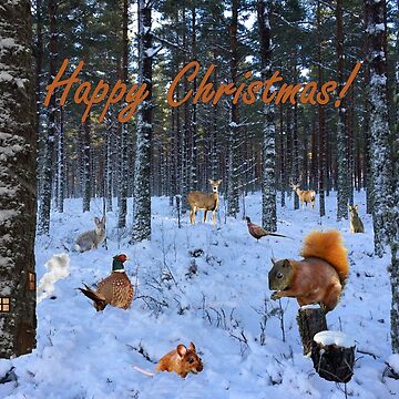 Artwork thumbnail, Winter Woodland - Christmas Card by EuniceWilkie