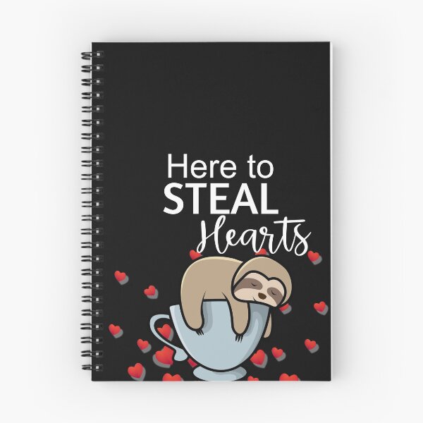 Item preview, Here to steal Hearts- Cute Grey Sloth Teacup -Valentines Day - Mothers Day designed and sold by DiensDesign.