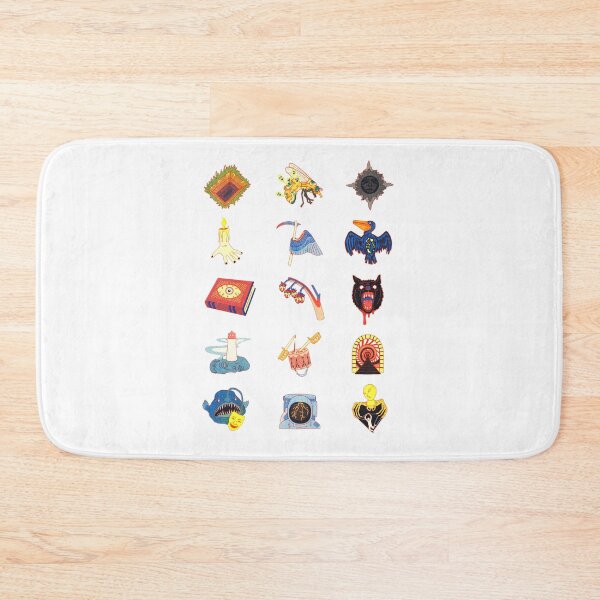 Item preview, 15 Fears Risograph Icons designed and sold by RustyQuill.