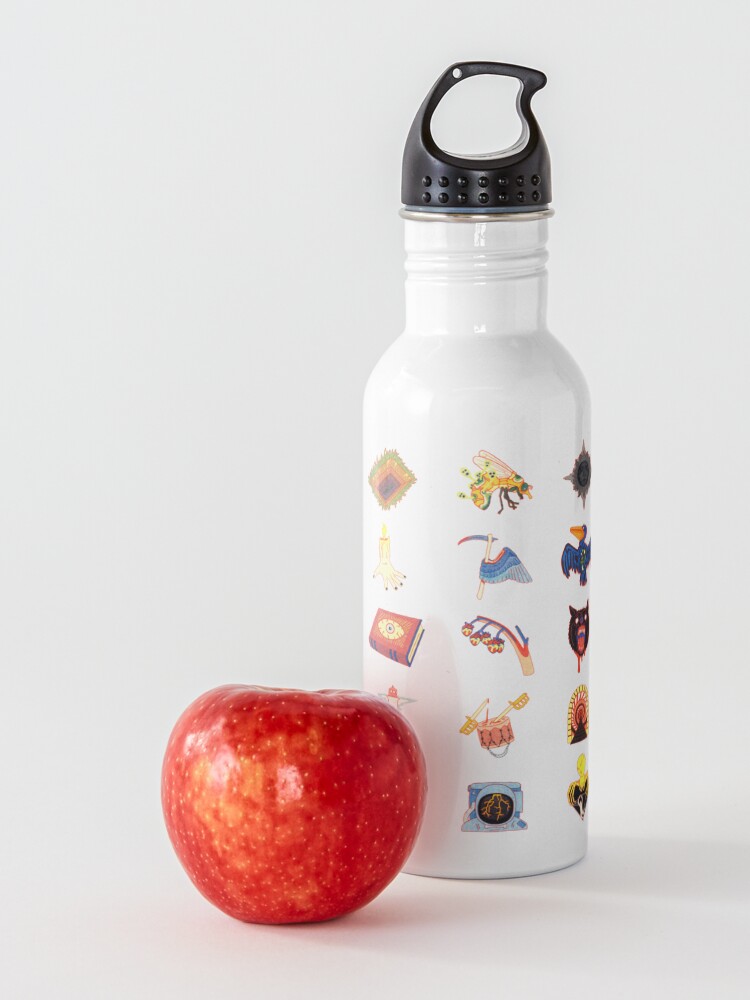 Alternate view of 15 Fears Risograph Icons Water Bottle