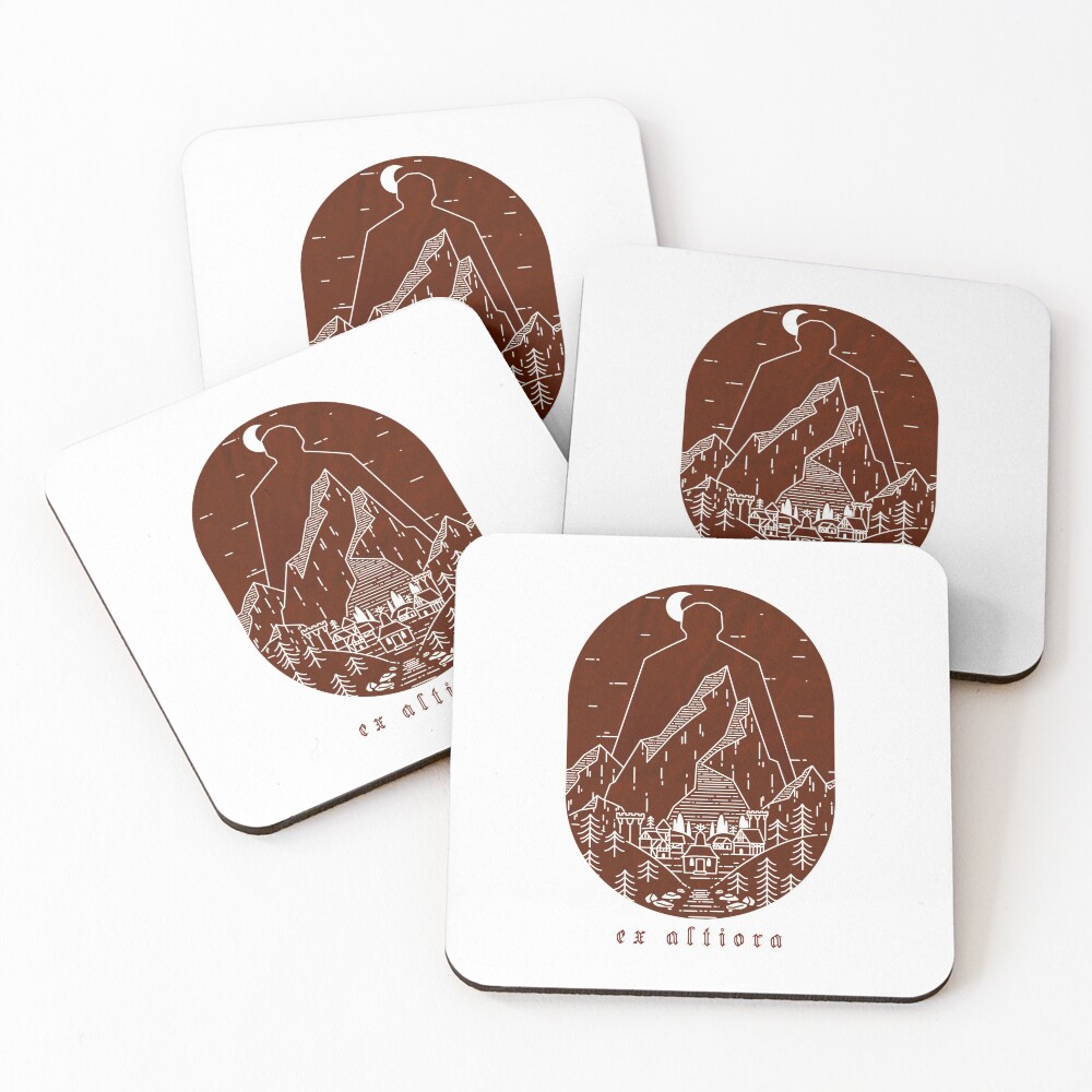 Ex Altiora Cover Coasters (Set of 4)